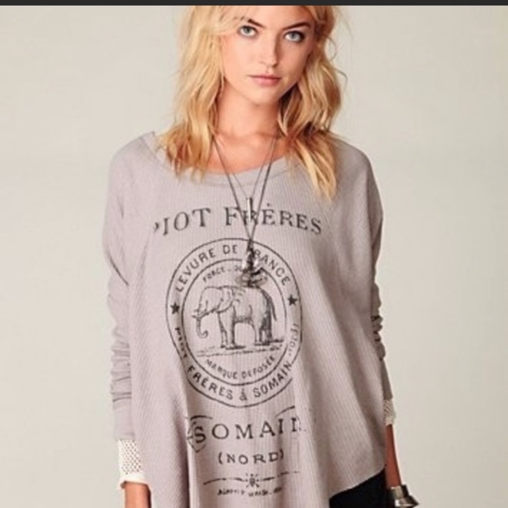 Free people - oversized thermal